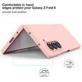 thumbnail image 2 of Slim Fit Case for Samsung Galaxy Z Fold 6, with Front Built-in Screen Protector, Ultra Thin Matte PC Protective Cover for Samsung Galaxy Z Fold6 5G 2024 (Pink), 2 of 18