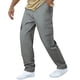 thumbnail image 5 of Ceisia Men's Slim Straight Formal Gift Wrap-front Dress Pants Structured Wrinkle-resistant Multi-Color, 5 of 6
