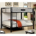 thumbnail image 5 of Furniture of America Rivell Metal Queen over Queen Bunk Bed in Black, 5 of 7