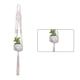 thumbnail image 3 of Yuarrent Cestas colgantes 100 hechas a mano, soporte para plantas, macramé, colgador de plantas, maceta para colgar en la pared interior, soporte para Jardín y Patio No.23 Yuarrent HA001777-23, 3 of 6