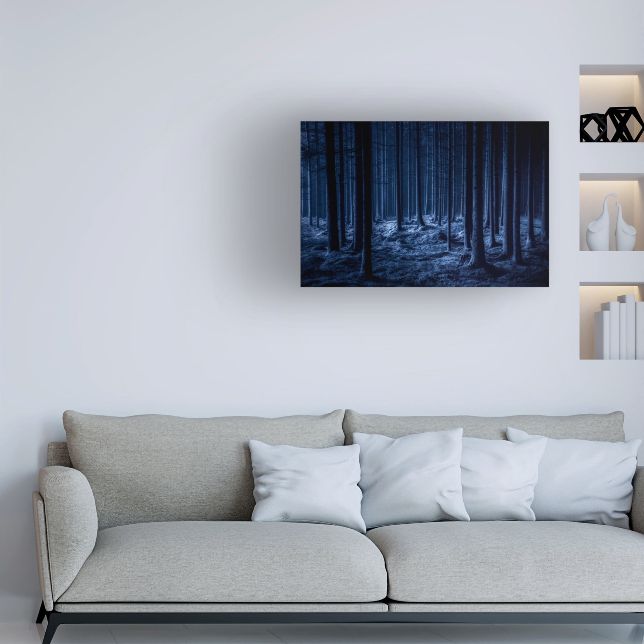 Canvas Wall Art - Benny Pettersson 'Spooky' Wall Art for Living Room, Bedroom, or Office Décor by Trademark Fine Art - 24 x 16 Inches