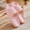 thumbnail image 1 of Zapatillas de casa antideslizantes, chanclas para mujer, sandalias de moda para mujer, suela blanda de EVA, toboganes para interiores, plataforma gruesa, zapatilla Simple en la nube Tan Jianjun unisex, 1 of 2