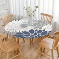 thumbnail image 3 of Boho Pattern Round Tablecloth Waterproof Oxford Fabric with Elastic Edge, Fits 45-52", Great for BBQs, Picnics, and Dining Corners, 3 of 6