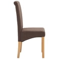 thumbnail image 5 of Charmma Dining Chairs 4 pcs Brown Fabric, 5 of 9
