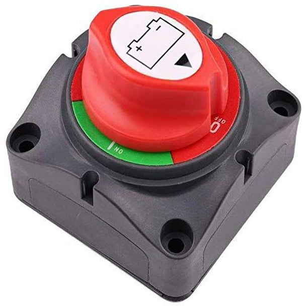Marine Battery Disconnect Switch Premium On Off Position Master Cut Off Switch 6v 12v 24v 48v Battery For Boat Atv Rv Utv Heavy Duty Waterproof Isolator Switch 275 1250 Amps On Off