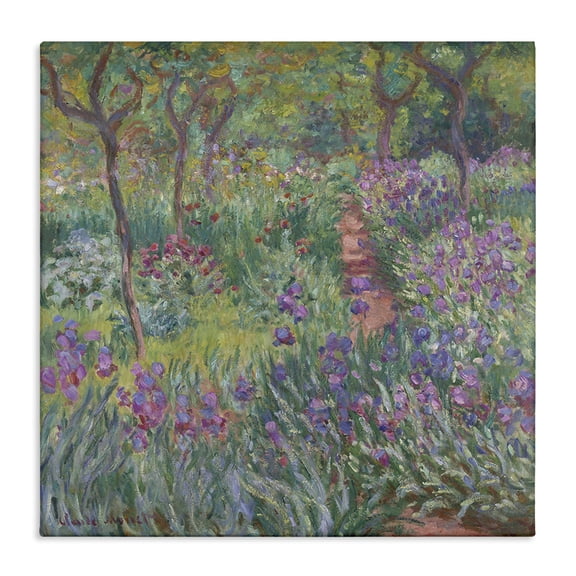 Stupell Industries Transitional Lavender Garden Path Canvas Art, 24 x 24, by Graffitee Studios
