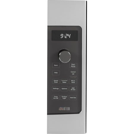 GE Profile - Advantium 30" Built-In Single Electric Convection Over-the-Range Oven with Microwave - Stainless steel