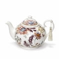 thumbnail image 3 of STP GOODS Wildflower Meadow Bone China Teapot in Gift Box 33.8 fl oz (1 L) Floral Kitchen Teapot for Loose Tea Bone China Tea Pot Tea Brewer Tea and Coffee Pot Kettle for Blooming Teas, White Purple, 3 of 6