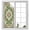 Green, variant on Static Cling Non Adhesive Window Film, Green Boho Window Privacy Film Frosted, Vintage Ethnic Tribe Southwestern Opaque Window Coverings for Small Windows, Home, 17.7 x 39.3 Inches