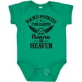 thumbnail image 3 of Inktastic Handpicked for Earth by My Nonna in Heaven with Angel Wings Boys or Girls Baby Bodysuit, 3 of 5