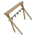 thumbnail image 3 of Balcony Flower Rack, Camping Storage Stand Space Saving Wear Resistance Foldable with 5 PU Hook for Farm, 3 of 8