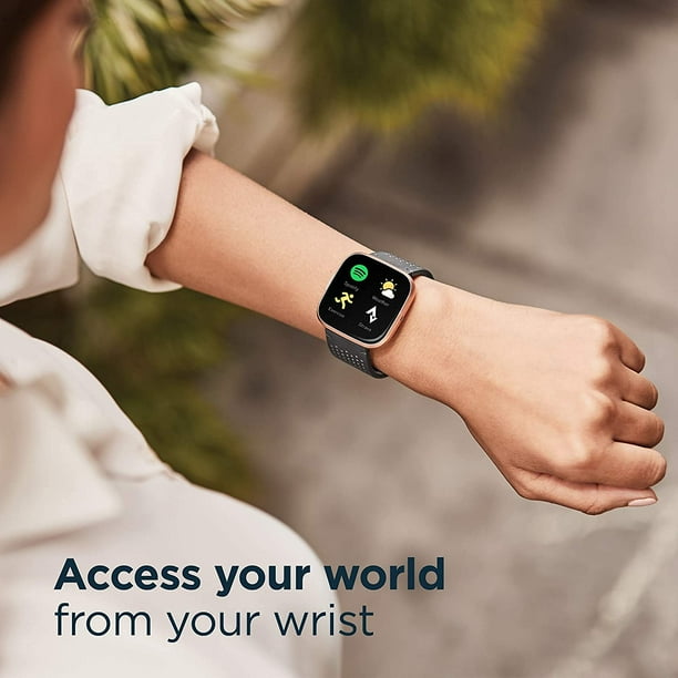 Fitbit change2 Lサイズ ブラック Fitbit Versa 2 Health & Fitness Smartwatch with Heart Rate