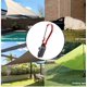 thumbnail image 3 of Clips de abrazadera de toldo Clip de lona Abrazadera a prueba de viento con mosquetón Juego de abrazaderas de toldo para toldos Camping al aire libre Caravana Toldos Carpa Accesorios Negro 10PCS Zhivalor WMPH-1720, 3 of 9