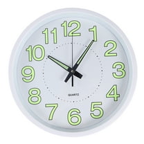 Masteelf 12 Inches/30cm Living Room Wall Clock Large White