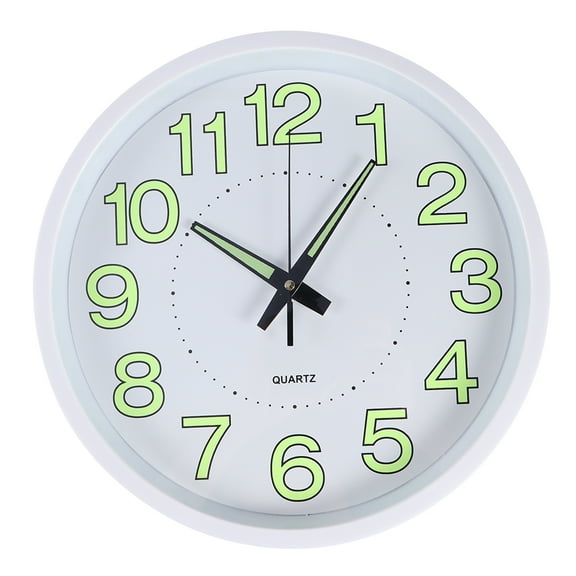 Masteelf 12 Inches/30cm Living Room Wall Clock Large White