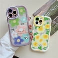 thumbnail image 2 of Funda Floral Para iPhone 11 14 Pro Max Silione Colorful Bumper Transaprent Cherry Flower Fundas Para 12 13, 2 of 4