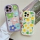 thumbnail image 2 of Funda Floral Para iPhone 11 14 Pro Max Silione Colorful Bumper Transaprent Cherry Flower Fundas Para 12 13, 2 of 4
