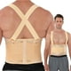 thumbnail image 1 of Cinturón de soporte lumbar ajustable NeoTech Care con tirantes, beige, talla M, 1 of 5