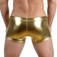 thumbnail image 3 of FhsagQ Mens Board Shorts Yellow Men's Lacquered Underwear Fashionable Pure Underwear Board Shorts Men's 22 Inch 4th of July Mens Printed Board Shorts 9 Inch Compression Gold L, 3 of 4