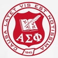 thumbnail image 3 of CafePress - Alpha Sigma Phi Red Seal T Shirt - 100% Cotton Ringed T-Shirt, 3 of 4