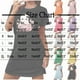 thumbnail image 3 of Camisón corto de talla grande para mujer, camisón de manga corta con estampado de pecho a la moda, camisón para mujer, 3 of 3