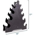 thumbnail image 5 of Dumbbell Rack Stand, Triangle And Big Leaf 5-tier Dumbbell Storage Weight Rack Multilevel Hand Weight Tower Stand For Home Gym Workout Office Fitness, 5 of 5