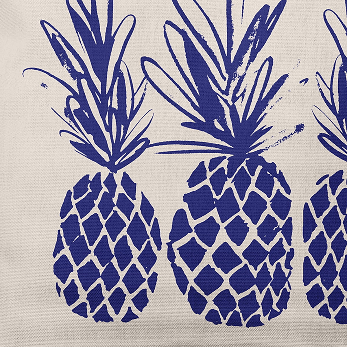 Simply Daisy 14" x 20" Pineapples Decorative Throw Pillow, Indigo Blue