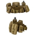 thumbnail image 4 of Soidarity Cinturón ancho engrosamiento pretina de bucle multiusos faja exterior de entrenamiento ajustable colgante rápido resistente al Escalada Camuflaje CP, 4 of 6
