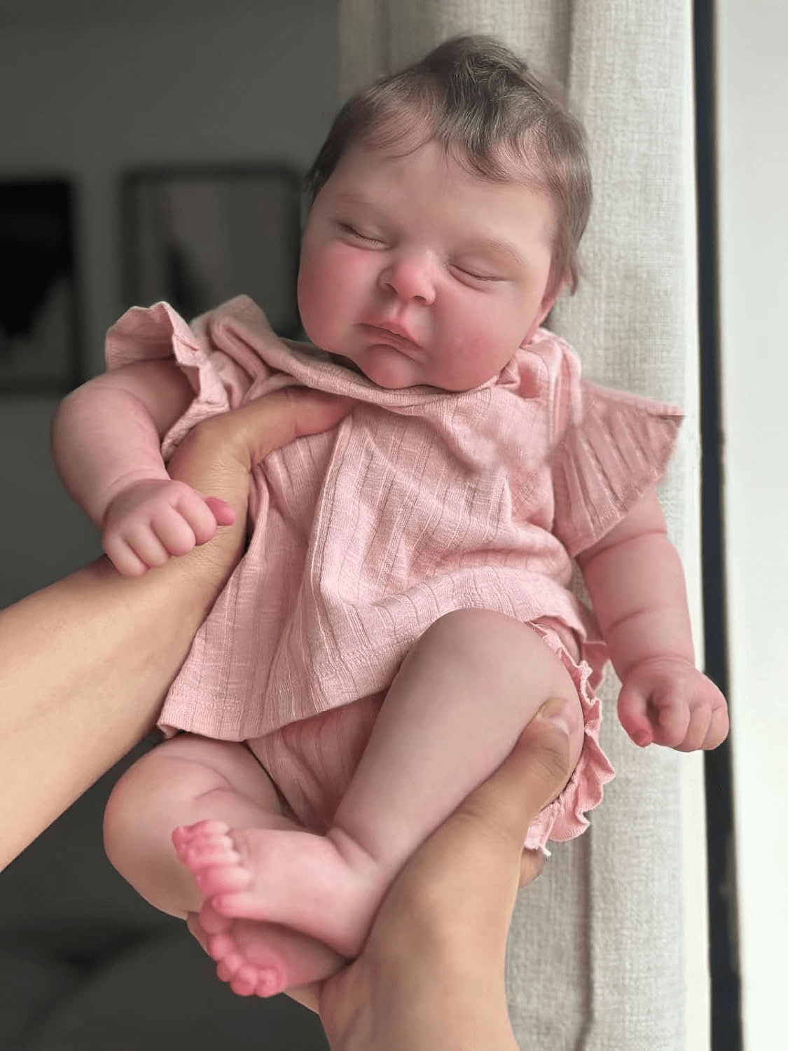 Realistic Reborn Baby Dolls - 20 Inch Cute Lifelike Real Life Baby Dolls Newborn Baby Dolls Soft Cloth Body with Feeding Kit for 3+ Years Old Kids Gifts
