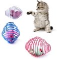 thumbnail image 1 of TUEUIO1,3pcs Chat Jouet Ressort, Rétractable Cage Interactive Rat Roulement Ressort Jouet, 1 of 5