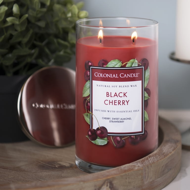 Colonial Candle Pink Cherry Blossom Scented Jar - 2 Wick, 11 Oz, Up To 80 Hour Burn Time
