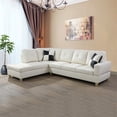 thumbnail image 1 of Lifestyle Furniture Smith Left-Facing Sectional Sofa Set in Off White, 1 of 4