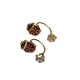 thumbnail image 3 of ARETES DE CATARINA DE ORO LAMINADO  1 PAR, 3 of 4
