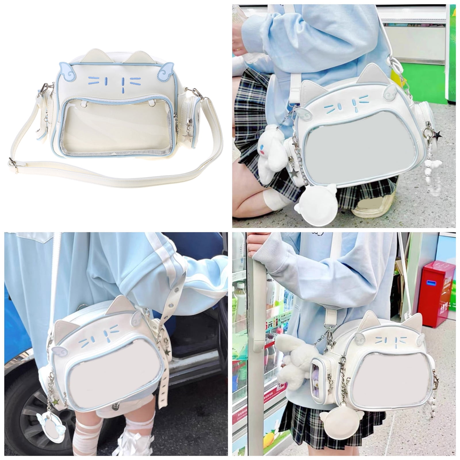 Women Cute Crossbody Bag Japanese Shoulder Bag Aesthetic Ita Bag Backpacks Student Casual Messenger Bag