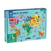 Mudpuppy - Puzzle 70 Geography Map of World