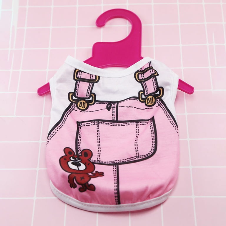6 Pack Mini Pearl Hangers For Pet Clothes & Baby Outfits - Cute Decorative Hangers With Bows