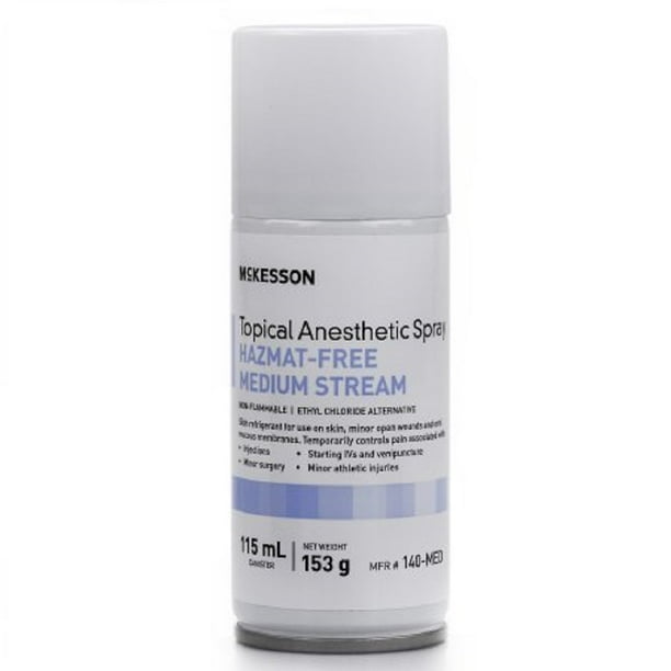McKesson Topical Anesthetic Spray, 115 mL, Box of 12