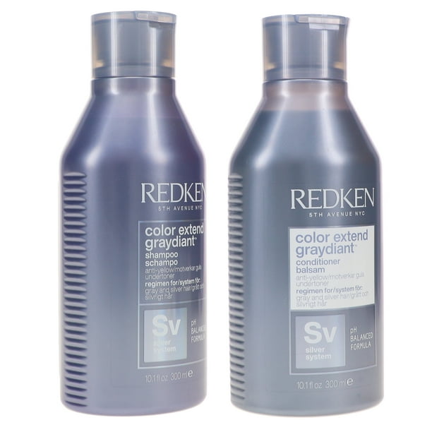 Redken Color Extend Graydiant Shampoo 10.1 oz & Color Extend Conditioner 10.1 oz Combo Pack - Walmart.com