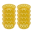 thumbnail image 2 of 10 soportes redondos para sandías, expositor de frutas, base fija estable. Amarillo, 2 of 9