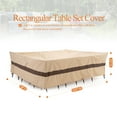 thumbnail image 4 of WJ-X3 Waterproof Patio Outdoor Furniture Cover For Table & Chairs, 102" W x 78" D x 31" H, 4 of 9