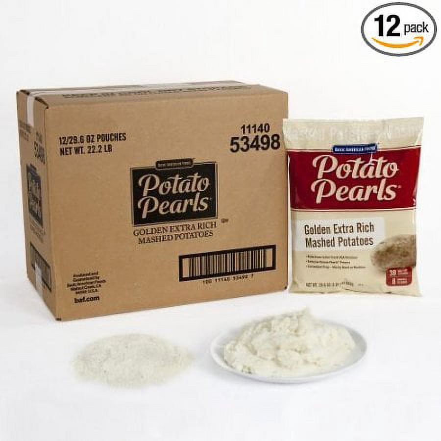 Baf Potato Pearls Potato Pearls Golden Extra Rich, 29.6 oz - Case of 12