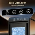 thumbnail image 7 of Ice Makers Countertop,26Lbs/24H,8Pcs in 6Mins,Portable Ice Maker Machine with 0.8 L Water Tank,Self-Cleaning,Interior Lighting,2 Sizes of Bullet Ice for Home/Office/Party/Kitchen/RV/Camping(Black), 7 of 7