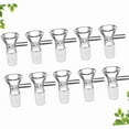 thumbnail image 6 of 4 Pcs Upgraded Scientific Glass Tube 4 Pcs Glass Funnel Clear Test Tube Down Stem for Science and Lab Experiments with 2 Cleanning Brushes (4.7" Glass Tube 4pcs+0.6" Funnel 4pcs), 6 of 9