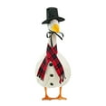 thumbnail image 3 of Honeeladyy Christmas Porch Goose Outfit Dresses Clothes for 23" High Cement or Plastic Porch Goose for Yard Lawn Outdoor Garden Patio Statue Xmas Winter Holiday Decor, 3 of 8