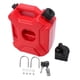 thumbnail image 1 of Motorcycle Red 3L Backup Fuel Tank Plastic Petrol Tanks Canister ATV, 1 of 5