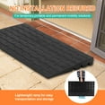 thumbnail image 6 of Yeshouse Heavy Duty Wheelchair Ramp, 2.5 Inch Rise Anti-Slip Rubber Curb Ramp, 2500lbs for Sidewalk or Vehicle, 6 of 7