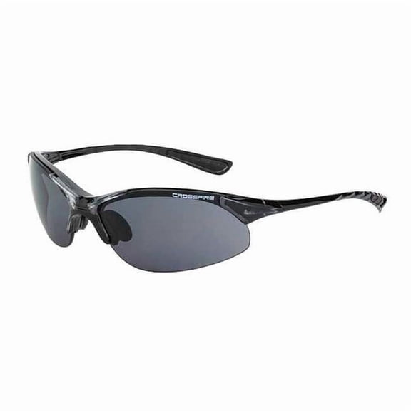 Radians Safety Glasses, Gray, Black 1541