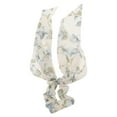 thumbnail image 4 of Unique Bargains 1 Pc Durable Ribbon Hair Scrunchies Hair Ties Beige, Green, 4 of 5