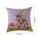 thumbnail image 3 of CaiYueKe Easter Rabbit Floral Pillow Cover - Sofa Cushion Case Home Decor Throw Pillow for Living Room Couch Bedroom Outdoor Indoor Decorative Accent Spring Holiday Farmhouse Decor, 3 of 8