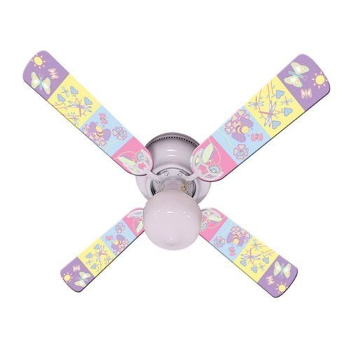 Ceiling Fan Designers Ceiling Fan Baby Nursery Happy Wings 42